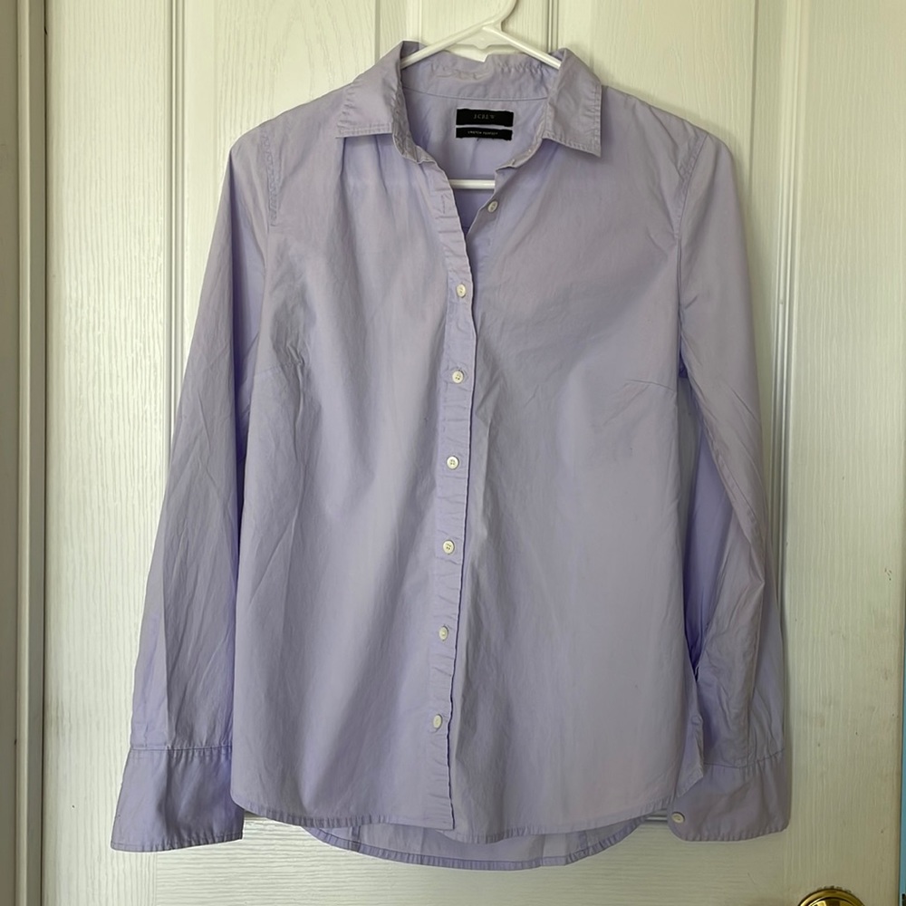 Beautiful Lavender J. Crew button down